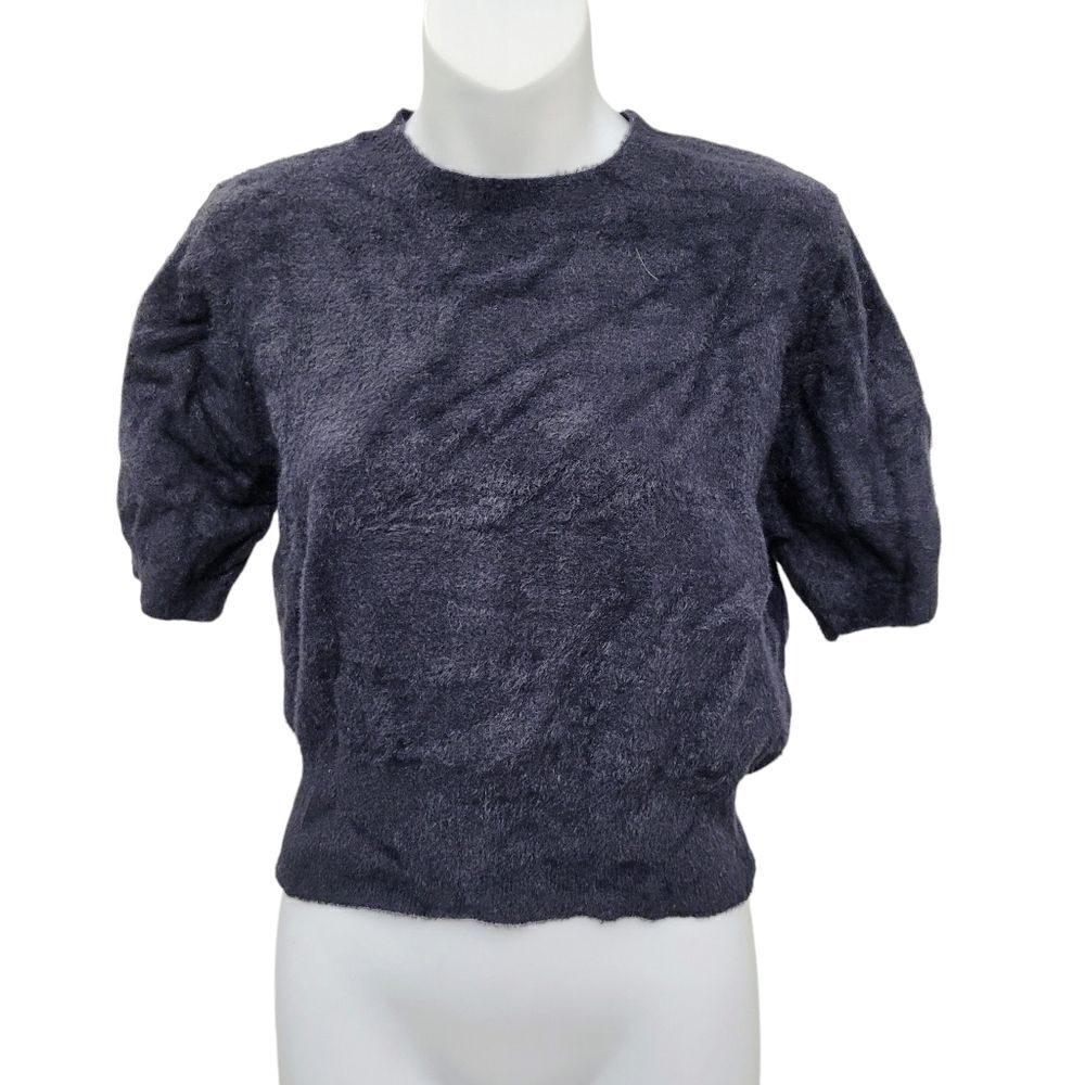 2/$20 Ardene Dark Grey Furry Top Size: XL